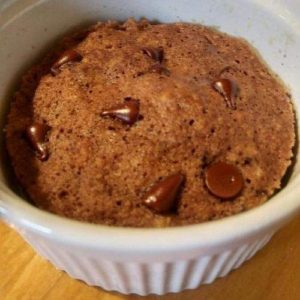 Double chocolate chip mug cake - single serving
