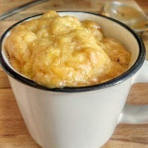 This peanut butter mug cake is my new favorite healthy snack! This peanut butter mug cake recipe only has 3-ingredients, and is a keto mug cake too! It’s a healthy peanut butter mug cake that we eat for breakfast, a snack, or quick and healthy dessert!