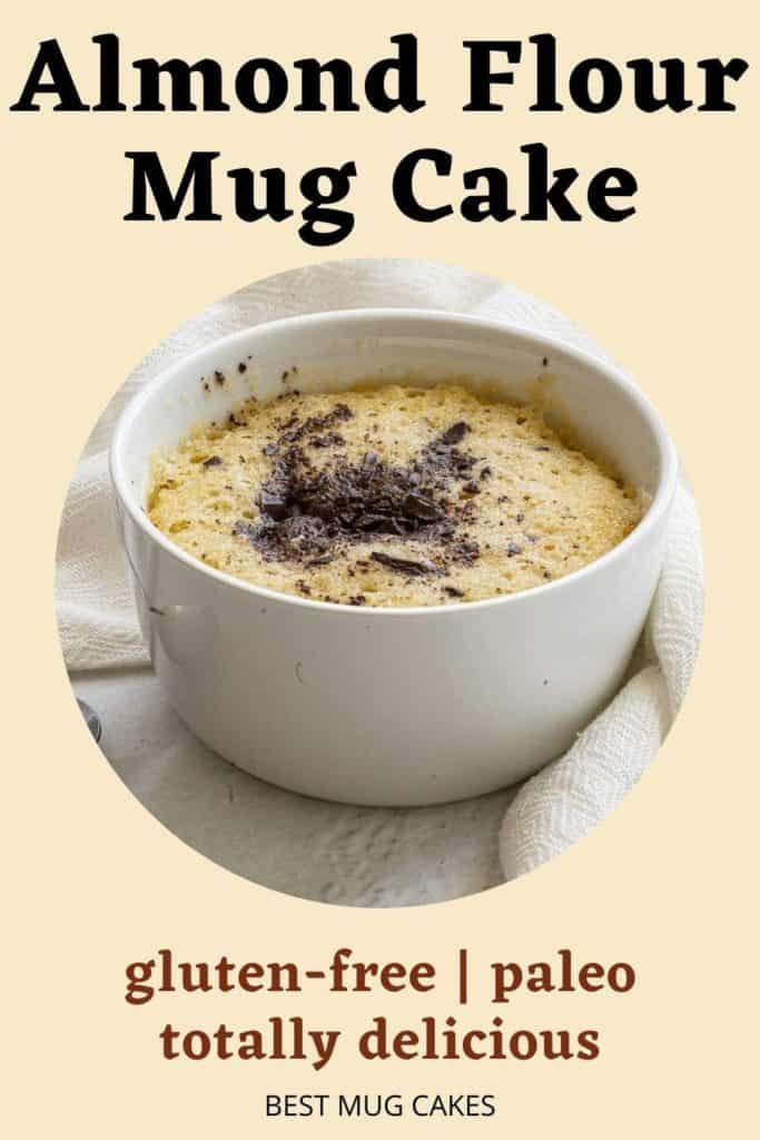 Almond flour mug cake: gluten free, paleo, totally delicious (almond flour mug cake with chocolate)