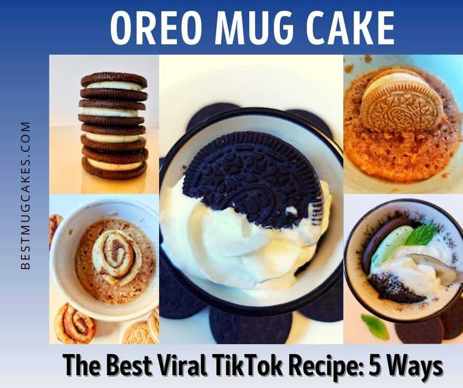 Oreo mug cake: the best viral tiktok recipe 5 ways (5 photos of oreo mug cakes)
