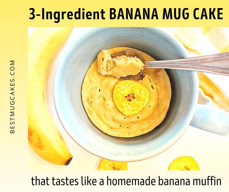 5-Minute Healthy Banana Mug Cake | Lauren Fit Foodie
