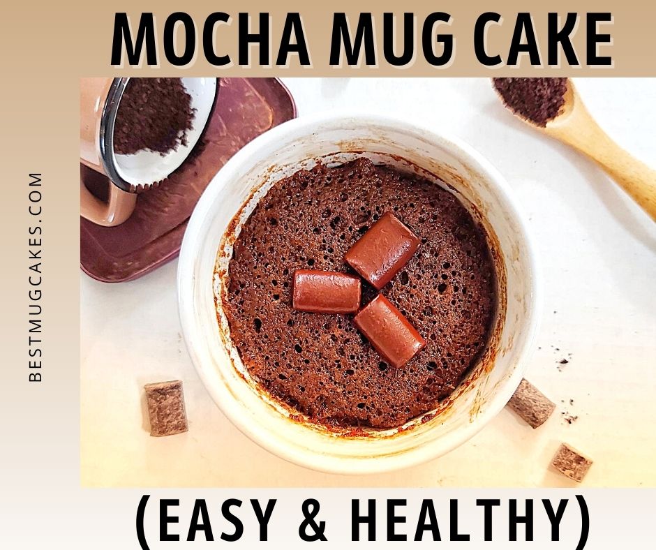 Mocha mug cake (easy and healthy)