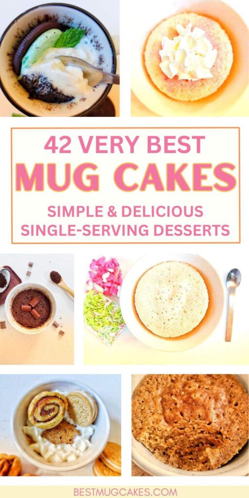 Best Mug Cakes: Single-Serving Cakes You Need to Try (chocolate mug cake, angel food mug cake, oreo mug cake)