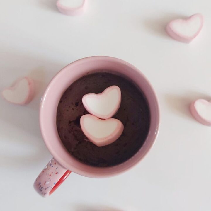 Valentine Mug Cake