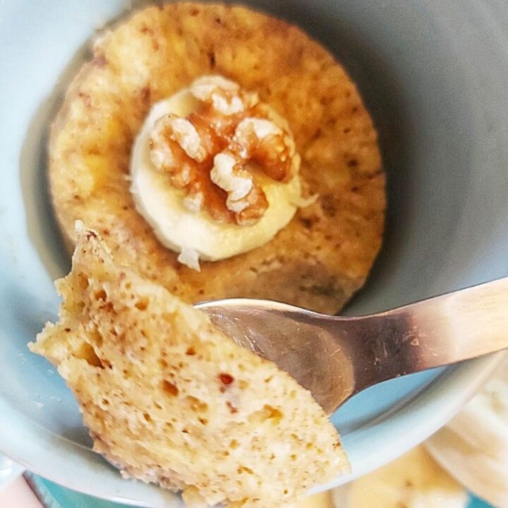 Cricket Flour Mug Cake (Banana Walnut)