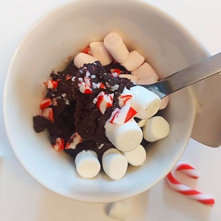 Peppermint Hot Cocoa Mug Cake