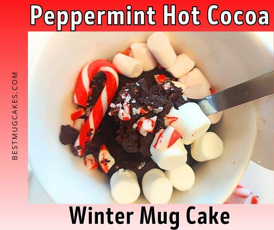 Whip up this cozy Peppermint Hot Cocoa Mug Cake in just minutes for the sweetest winter treat! This single-serve chocolate cake is packed with hot cocoa flavor, melty chocolate chips, and a festive hint of peppermint. This peppermint hot chocolate mug cake is perfect for Christmas desserts, easy holiday baking, or a quick cozy-night-in treat. If you love simple microwave desserts, this peppermint mug cake is the ultimate mix of comfort and Christmas magic.